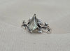 925 SOLID STERLING SILVER NATURAL GREEN AMETHYST GEMSTONE HANDMADE RING, BRIDAL RING ALL SIZES AVAILABLE
