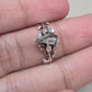 925 SOLID STERLING SILVER NATURAL GREEN AMETHYST GEMSTONE HANDMADE RING, BRIDAL RING ALL SIZES AVAILABLE