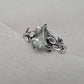 925 SOLID STERLING SILVER NATURAL GREEN AMETHYST GEMSTONE HANDMADE RING, BRIDAL RING ALL SIZES AVAILABLE