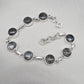 Black Rutile Quartz 925 Sterling Silver Bracelet Natural Handmade