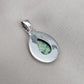 Labradorite Pendant Necklace: 925 Sterling Silver, Rainbow Flash, Boho Jewelry