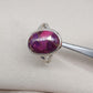 Purple Copper Turquoise Ring: 925 Sterling Silver Jewelry Oval shape Gemstone Ring