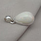 Ethiopian Opal Pear Pendant 925 Sterling Silver Handmade Cabochon Gemstone Jewelry