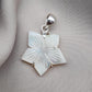 Mother of Pearl Star Pendant: 925 Sterling Silver Boho Necklace