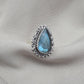 Labradorite Ring 925 Sterling Silver Natural Blue Flash Gemstone Ring Handmade Boho Jewelry