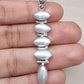 Handmade Pearl Pendant: 925 Sterling Silver Marquise Gemstone