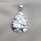 925 Sterling Silver Wild Horse Jasper Pendant Necklace: Teardrop, Boho Healing Crystal
