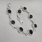 Black Onyx Bracelet 925 Sterling Silver Round Gemstone Wedding Bracelet Unique Design Jewelry