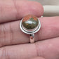 Unakite Jasper 925 Sterling Silver Ring Natural Gemstone Ring Boho Healing Crystal Jewelry