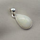 Ethiopian Opal Pear Pendant 925 Sterling Silver Handmade Cabochon Gemstone Jewelry