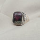 Eudialyte Ring 925 Sterling Silver Boho Statement Ring Gift for Her Crystal Healing Jewelry