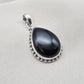 Black Onyx 925 Sterling Silver Pendant Protection Gemstone Necklace Healing Crystal Jewelry Gift