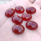 NATURAL RED ONYX CABOCHON FLAT BACK OVAL SHAPE CALIBRATED WHOLESALE GEMSTONES, ALL SIZES AVAILABLE