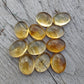 AAA+ QUALITY NATURAL CITRINE CABOCHON OVAL SHAPE CALIBRATED FLAT BACK GEMSTONES, ALL SIZES AVAILABLE