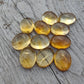 AAA+ QUALITY NATURAL CITRINE CABOCHON OVAL SHAPE CALIBRATED FLAT BACK GEMSTONES, ALL SIZES AVAILABLE