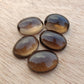 NATURAL SMOKY QUARTZ OVAL SHAPE CABOCHON FLAT BACK CALIBRATED WHOLESALE GEMSTONES, ALL SIZES AVAILABLE