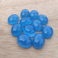 AAA+ QUALITY NATURAL BLUE CHALCEDONY OVAL SHAPE FLAT BACK CABOCHON CALIBRATED GEMSTONES, ALL SIZES AVAILABLE