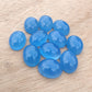 AAA+ QUALITY NATURAL BLUE CHALCEDONY OVAL SHAPE FLAT BACK CABOCHON CALIBRATED GEMSTONES, ALL SIZES AVAILABLE
