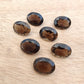 AAA+ QUALITY NATURAL SMOKY QUARTZ FACETED CUT OVAL SHAPE CALIBRATED GEMSTONES, ALL SIZES AVAILABLE