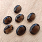 AAA+ QUALITY NATURAL SMOKY QUARTZ FACETED CUT OVAL SHAPE CALIBRATED GEMSTONES, ALL SIZES AVAILABLE