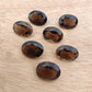 AAA+ QUALITY NATURAL SMOKY QUARTZ FACETED CUT OVAL SHAPE CALIBRATED GEMSTONES, ALL SIZES AVAILABLE