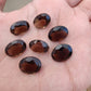 AAA+ QUALITY NATURAL SMOKY QUARTZ FACETED CUT OVAL SHAPE CALIBRATED GEMSTONES, ALL SIZES AVAILABLE