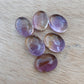 NATURAL AMETRINE OVAL SHAPE CABOCHON FLAT BACK AAA+ QUALITY CALIBRATED WHOLESALE GEMSTONES