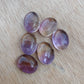 NATURAL AMETRINE OVAL SHAPE CABOCHON FLAT BACK AAA+ QUALITY CALIBRATED WHOLESALE GEMSTONES