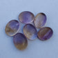 NATURAL AMETRINE OVAL SHAPE CABOCHON FLAT BACK AAA+ QUALITY CALIBRATED WHOLESALE GEMSTONES