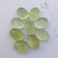 NATURAL PREHNITE OVAL SHAPE CABOCHON FLAT BACK AAA+ QUALITY CALIBRATED GEMSTONES, ALL SIZES AVAILABLE