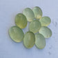 NATURAL PREHNITE OVAL SHAPE CABOCHON FLAT BACK AAA+ QUALITY CALIBRATED GEMSTONES, ALL SIZES AVAILABLE