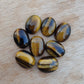 NATURAL TIGER EYE OVAL SHAPE FLAT BACK CABOCHON AAA+ QUALITY CALIBRATED GEMSTONES, ALL SIZES AVAILABLE