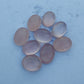 AAA+ QUALITY NATURAL ROSE QUARTZ OVAL SHAPE CABOCHON FLAT BACK CALIBRATED GEMSTONES, ALL SIZES AVAILABLE