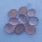 AAA+ QUALITY NATURAL ROSE QUARTZ OVAL SHAPE CABOCHON FLAT BACK CALIBRATED GEMSTONES, ALL SIZES AVAILABLE