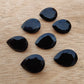 AAA+ QUALITY NATURAL BLACK ONYX TEAR DROP SHAPE FACETED CUT CALIBRATED PEAR SHAPE GEMSTONES, ALL SIZES AVAILABLE