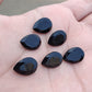AAA+ QUALITY NATURAL BLACK ONYX TEAR DROP SHAPE FACETED CUT CALIBRATED PEAR SHAPE GEMSTONES, ALL SIZES AVAILABLE