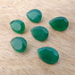 AAA+ QUALITY NATURAL GREEN ONYX PEAR SHAPE FACETED CUT CALIBRATED TEAR DROP SHAPE GEMSTONES, ALL SIZE AVAILABLE