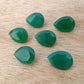 AAA+ QUALITY NATURAL GREEN ONYX PEAR SHAPE FACETED CUT CALIBRATED TEAR DROP SHAPE GEMSTONES, ALL SIZE AVAILABLE