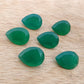 AAA+ QUALITY NATURAL GREEN ONYX PEAR SHAPE FACETED CUT CALIBRATED TEAR DROP SHAPE GEMSTONES, ALL SIZE AVAILABLE