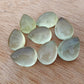 AAA+ QUALITY NATURAL PREHNITE CABOCHON FLAT BACK TEAR DROP SHAPE CALIBRATED PEAR SHAPE GEMSTONES, ALL SIZES AVAILABLE