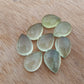 AAA+ QUALITY NATURAL PREHNITE CABOCHON FLAT BACK TEAR DROP SHAPE CALIBRATED PEAR SHAPE GEMSTONES, ALL SIZES AVAILABLE