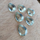 AAA+ QUALITY NATURAL GREEN AMETHYST TEARDROP SHAPE FACETED CUT CALIBRATED PEAR SHAPE GEMSTONES