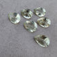AAA+ QUALITY NATURAL GREEN AMETHYST TEARDROP SHAPE FACETED CUT CALIBRATED PEAR SHAPE GEMSTONES