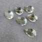 AAA+ QUALITY NATURAL GREEN AMETHYST TEARDROP SHAPE FACETED CUT CALIBRATED PEAR SHAPE GEMSTONES