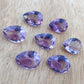 AAA+ QUALITY NATURAL AMETHYST TEARDROP SHAPE FACETED CUT CALIBRATED PEAR SHAPE GEMSTONES