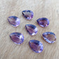 AAA+ QUALITY NATURAL AMETHYST TEARDROP SHAPE FACETED CUT CALIBRATED PEAR SHAPE GEMSTONES