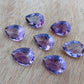 AAA+ QUALITY NATURAL AMETHYST TEARDROP SHAPE FACETED CUT CALIBRATED PEAR SHAPE GEMSTONES