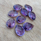 NATURAL AMETHYST BRIOLETTE CUT PEAR SHAPE CALIBRATED TEARDROP SHAPE AAA+ QUALITY GEMSTONES