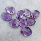 NATURAL AMETHYST BRIOLETTE CUT PEAR SHAPE CALIBRATED TEARDROP SHAPE AAA+ QUALITY GEMSTONES