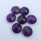 NATURAL AMETHYST ROUND SHAPE BRIOLETTE CUT TOP QUALITY CALIBRATED WHOLESALE GEMSTONES